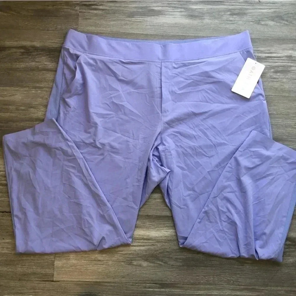 ATHLETA Brooklyn Heights Pant PLUS‎ 22 (2X) Periwinkle Lightweight Ankle Pants - Picture 2 of 9